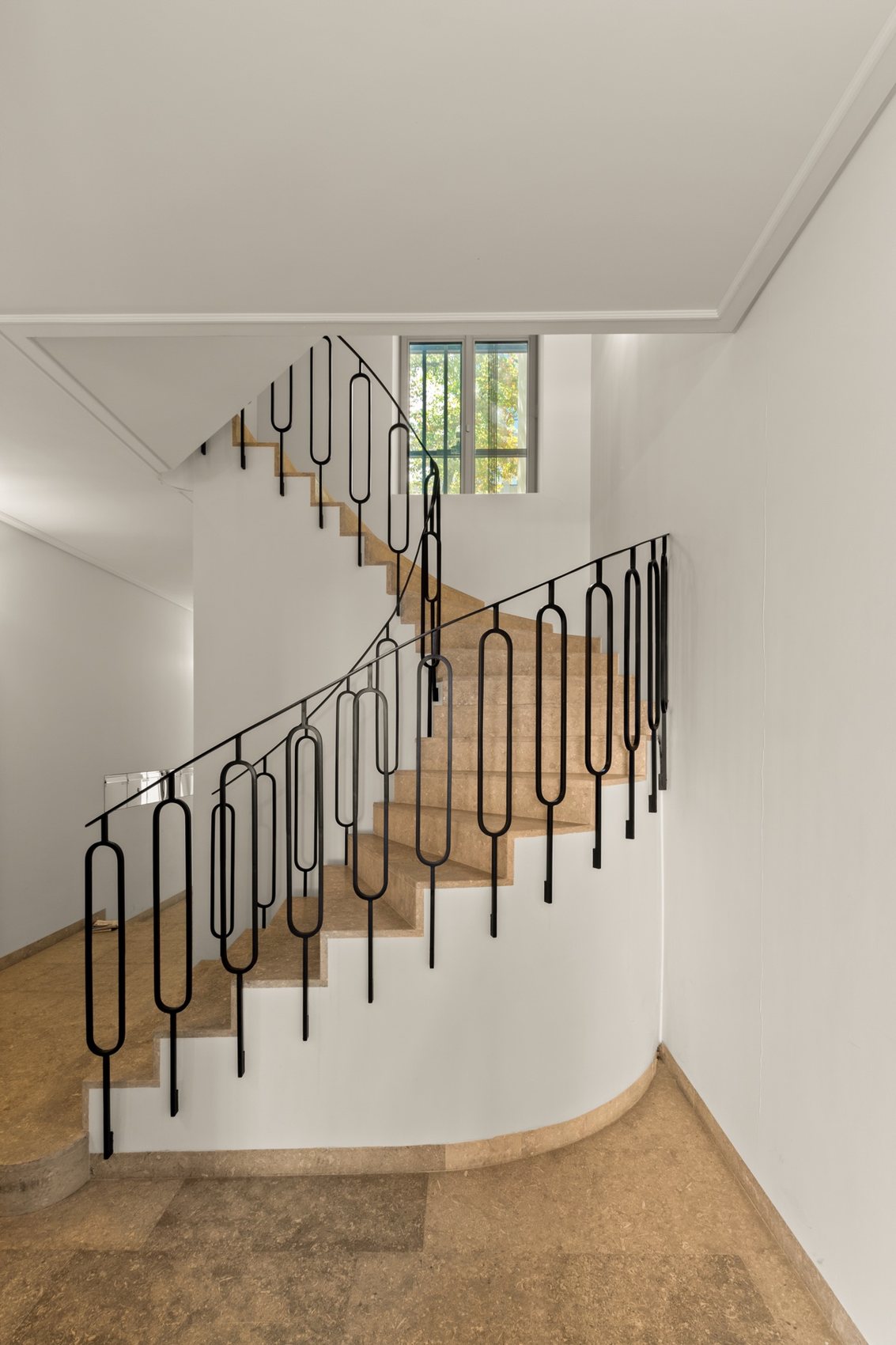 Historisches Treppenhaus der Villa Holme in der Gutleutstraße